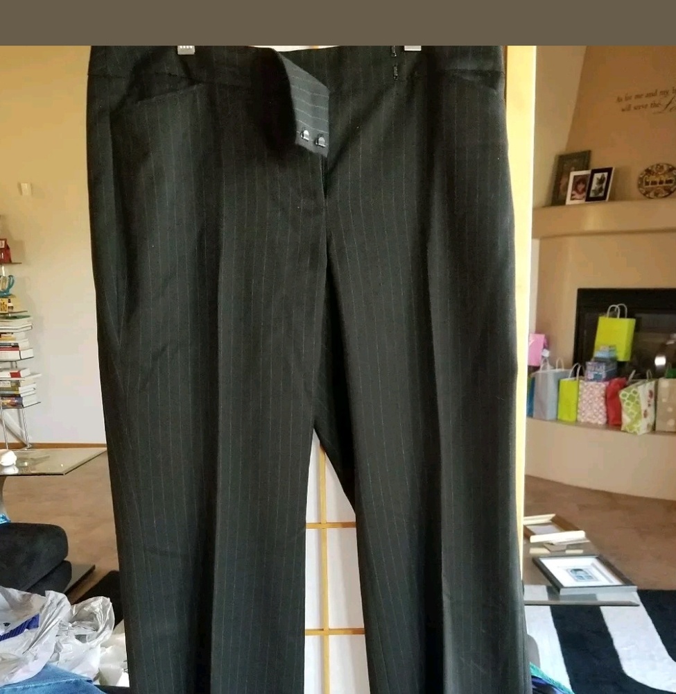 White House Black Market Pin Striped Pants, Size 2